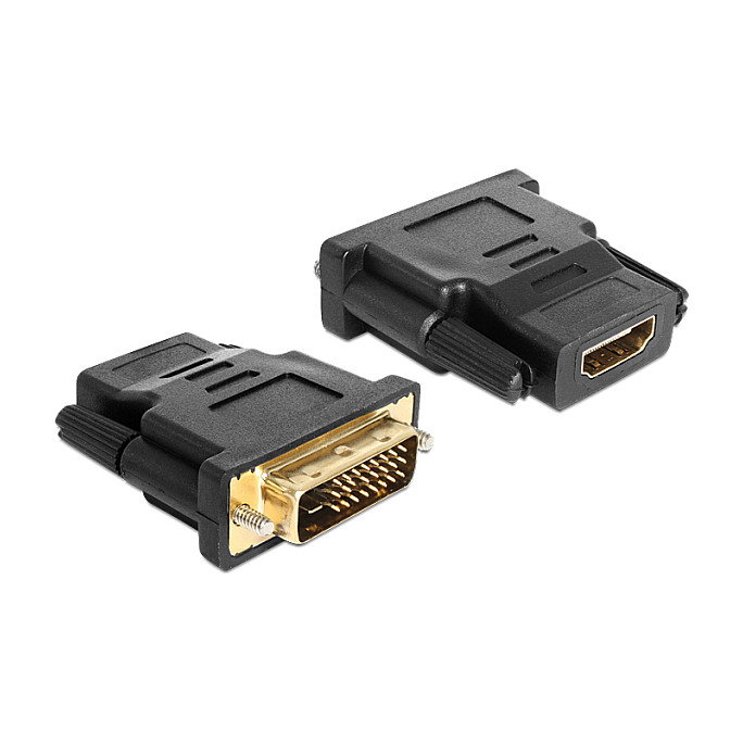DeLOCK Adaptador DVI 24+1 a HDMI 65466 Negro DeLOCK Adaptador DVI 24+1 a HDMI 65466 Negro