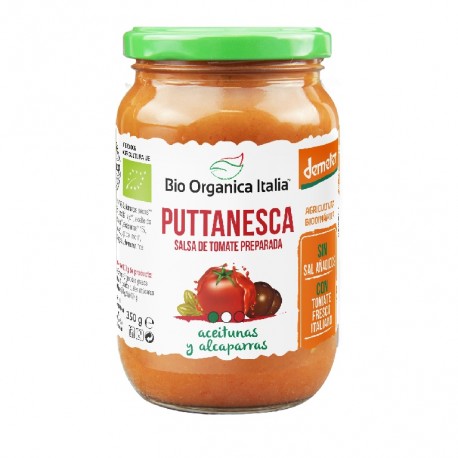 BIO ORGANICA ITALIA Salsa de Tomate Puttanesca Demeter 325ml