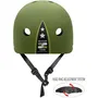 Stamp Casco Skate Military Star Patines Bicicleta Ruedas Scooter Talla 53/57 cm