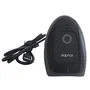 Approx APPLS11AS - Lector de Códigos de Barras 1D Portátil con Escáner Láser, Color Negro, Conexión USB, Incluye Soporte