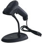 Approx appLS11AS Lector de código de barras 1D USB Negro con soporte