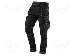 NEO TOOLS Pantalones de Trabajo Denim Negro Talla M