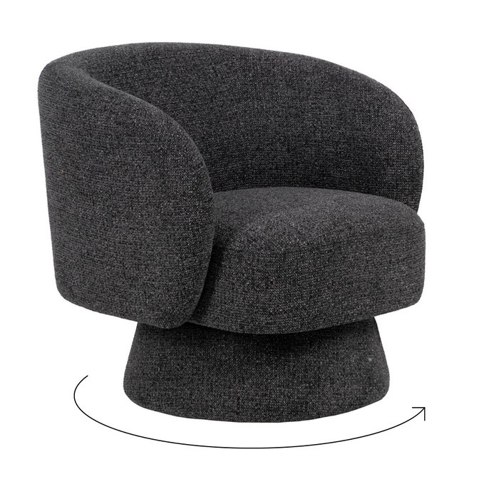 Ixia Sillón Giratorio Tejido para Salón Ixia Sillón Giratorio Tejido para Salón