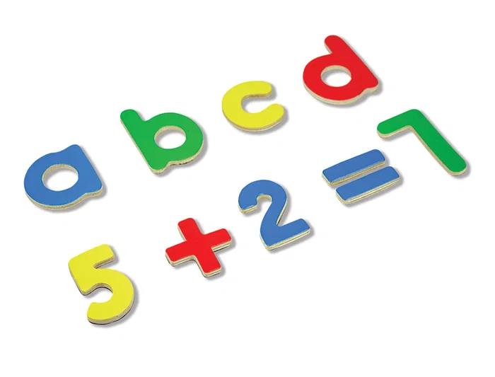Andreutoys Juego Letras y Numeros Magneticos 75 Piezas 20,6x19x4,5 cm