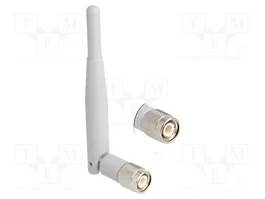 DeLOCK Antena WiFi 7 con conector TNC, 3 dBi, Gris
