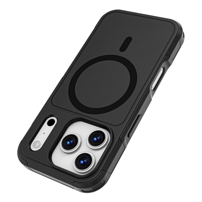 4smarts Defend Case Bumper Protectora para Apple iPhone 17 Pro - Negro, Resistente a Golpes, Protección 1.2 m, PC/TPU