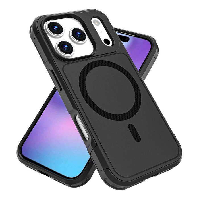 4smarts Defend Case Bumper Protectora para Apple iPhone 17 Pro - Negro, Resistente a Golpes, Protección 1.2 m, PC/TPU
