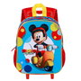 Karactermania Mochila Infantil 3D con Ruedas Mickey Mouse Scooter Azul 26 x13 x34 cm