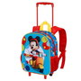 Karactermania Mochila Infantil 3D con Ruedas Mickey Mouse Scooter Azul 26 x13 x34 cm