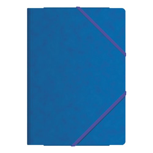 DOHE Carpeta de Gomas y Solapas de Cartón Azul (Set de 10) DOHE Carpeta de Gomas y Solapas de Cartón Azul (Set de 10)