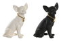DKD Home Decor Figura de Perro en Resina con Acabado Dorado
