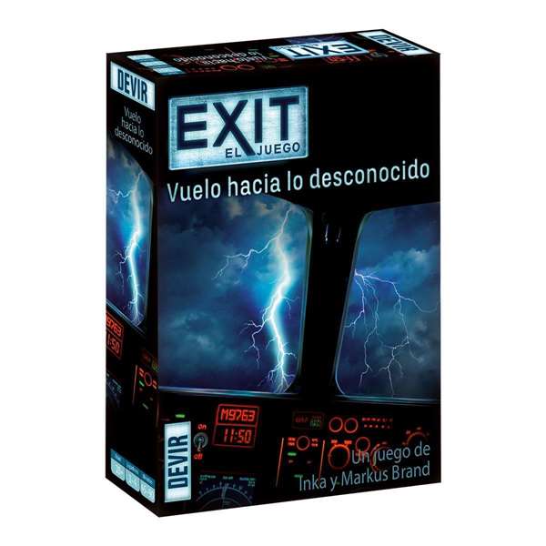 Devir Exit Vuelo Hacia Lo Desconocido - Juego de Mesa en Español - Repara el Avión - Edad Recomendada +12 años