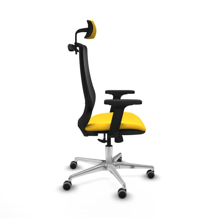 PIQUERAS Y CRESPO Silla de oficina Mardos con mecanismo Sincro, Amarillo y Negro PIQUERAS Y CRESPO Silla de oficina Mardos con mecanismo Sincro, Amarillo y Negro