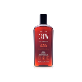 American Crew Classic 3-in-1 Champú, Acondicionador y Gel de Baño 450ml
