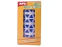 Apli Gomets Autoadhesivos Triangulares 21x21x21 mm Azul Rollo 2832 Unidades