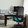 PIQUERAS Y CRESPO Silla de oficina Cilanco con mecanismo Sincro/Traslack, Morado y Negro