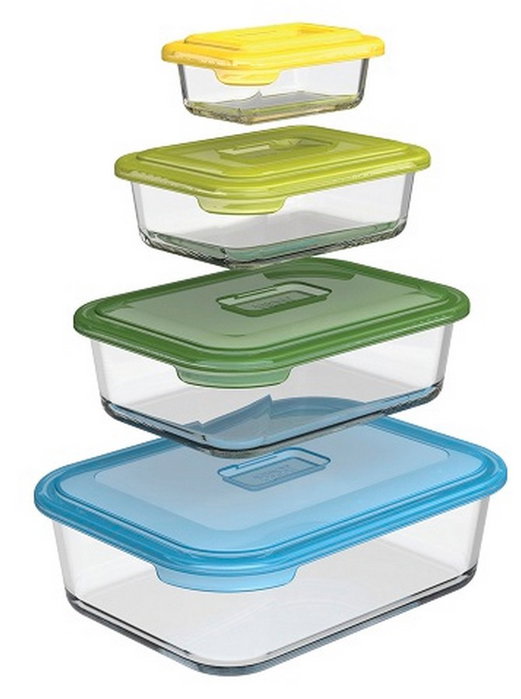 Joseph Joseph Nest Set de 4 Recipientes de Vidrio Joseph Joseph Nest Set de 4 Recipientes de Vidrio