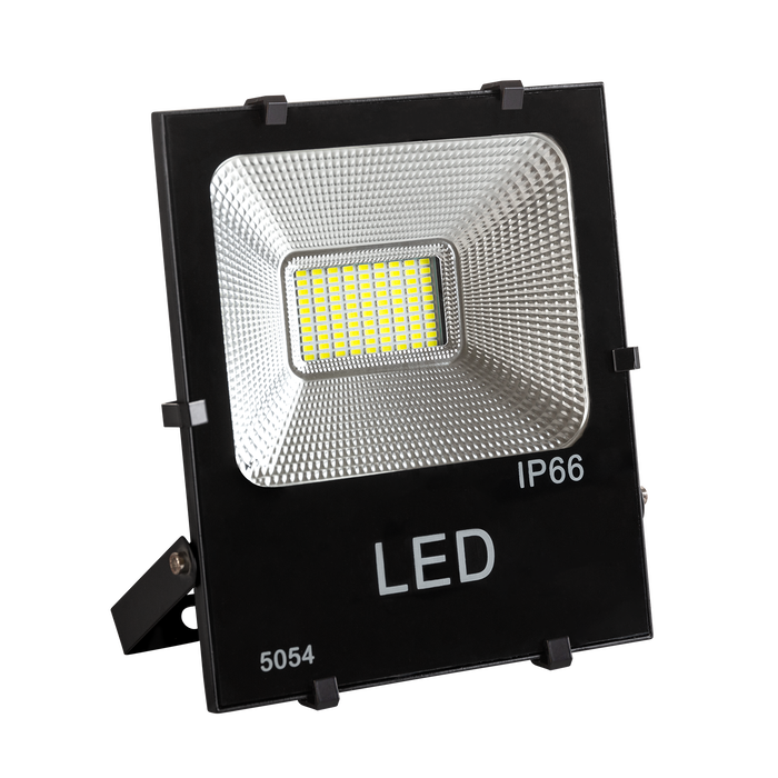 Foco Proyector LED 50W 5.000Lm 4000ºK Solar Sensor 50W + Control Remoto Panel 6V/15W 40.000H [HO-626004-W] Blanco Natural