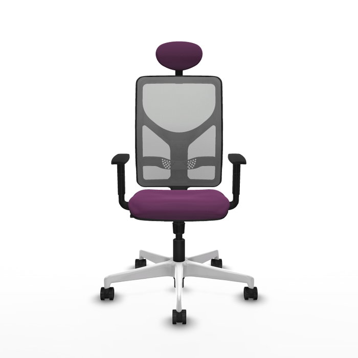 PIQUERAS Y CRESPO Silla de oficina Motilla con mecanismo Sincro, Morado y Gris PIQUERAS Y CRESPO Silla de oficina Motilla con mecanismo Sincro, Morado y Gris