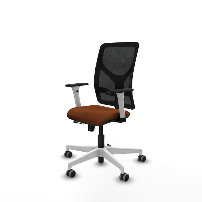 PIQUERAS Y CRESPO Silla de Oficina Motilla con Mecanismo Sincro/Traslack Marrón y Negro PIQUERAS Y CRESPO Silla de Oficina Motilla con Mecanismo Sincro/Traslack Marrón y Negro