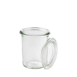Weck Tarro 16 cl (160 ml) Vidrio, Altura 80 mm Diámetro 60 mm, Lote de 12 Unidades, Borde Grueso