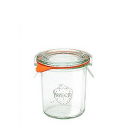 Weck Tarro 80 mm de alto 16 cl (60 mm diámetro) - Pack de 12 unidades