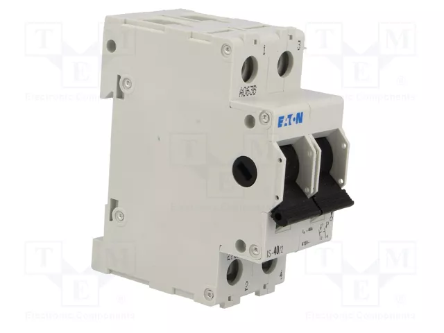EATON ELECTRIC Interruptor de aislamiento IS-40/2 de 2 polos, 40A, 240VAC