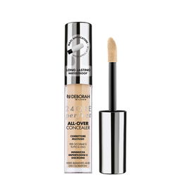 Deborah Milano Corrector Fluido 24Ore Perfect Nº2-1 Waterproof Alta Cobertura Larga Duración Acabado Natural