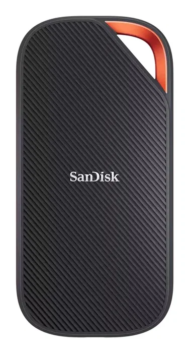 SanDisk Extreme Pro Disco SSD Portátil Externo 4TB Negro Naranja SDSSDE82-4T00-G25 - USB4 Gen 3x2 Thunderbolt 4, Lectura 3800MB/s, Escritura 3700MB/s, Resistente IP65