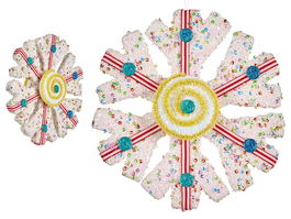 Krist+ Copo de Nieve Rojo 17 cm (Set de 8)