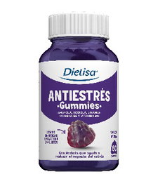 Dietisa Antiestrés 60 gomitas - Complemento alimenticio para el estrés