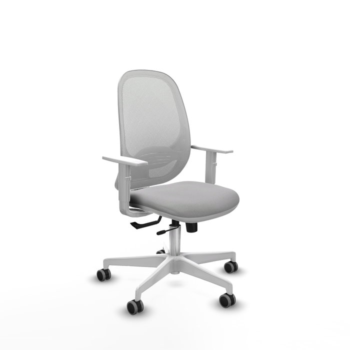PIQUERAS Y CRESPO Silla de oficina Cilanco Gris claro y Blanco PIQUERAS Y CRESPO Silla de oficina Cilanco Gris claro y Blanco