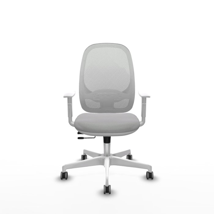 PIQUERAS Y CRESPO Silla de oficina Cilanco Gris claro y Blanco PIQUERAS Y CRESPO Silla de oficina Cilanco Gris claro y Blanco