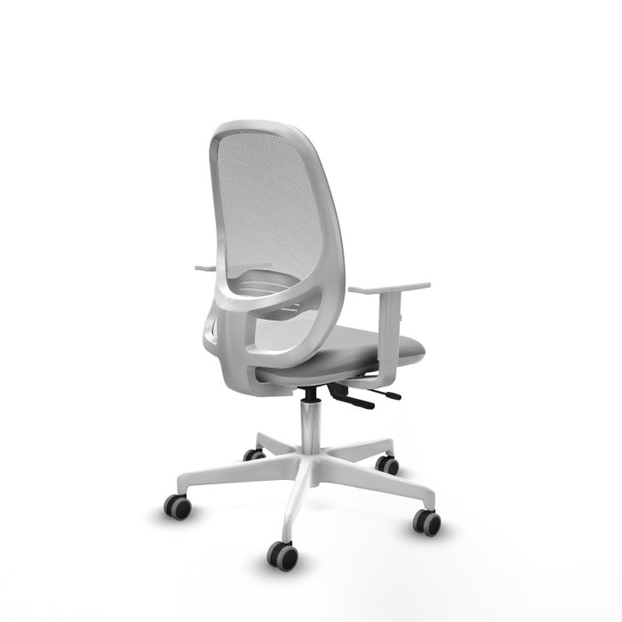 PIQUERAS Y CRESPO Silla de oficina Cilanco Gris claro y Blanco PIQUERAS Y CRESPO Silla de oficina Cilanco Gris claro y Blanco
