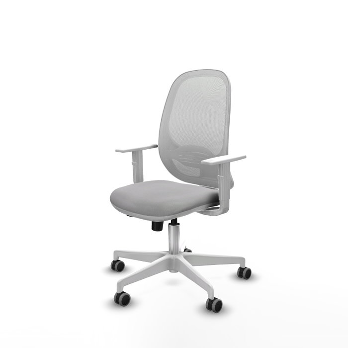 PIQUERAS Y CRESPO Silla de oficina Cilanco Gris claro y Blanco PIQUERAS Y CRESPO Silla de oficina Cilanco Gris claro y Blanco