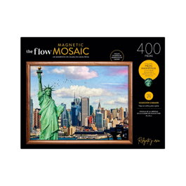 Imagiland Flow Mosaic New York 400 Piezas S/ Marco, Rompecabezas Magnético, Español