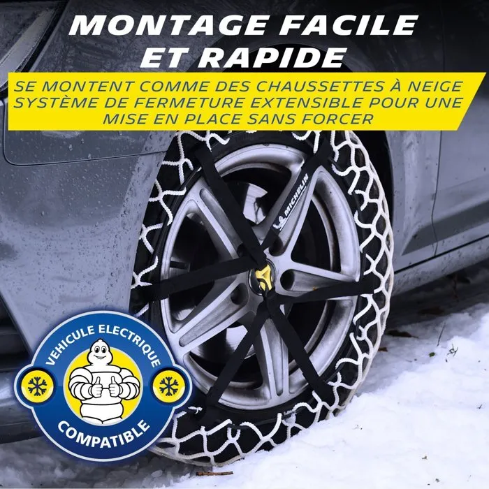 Michelin Easy Grip Limited E19 Cadenas para nieve Negras