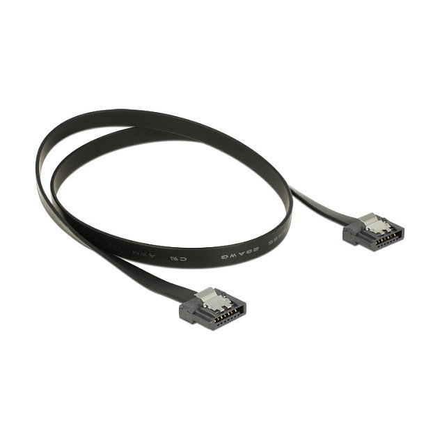 DeLOCK Cable SATA III FLEXI 0,5 m Negro