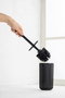 Mijölnir GFTVFRC-1 Cepillo de Inodoro Negro de Plástico Moderno y Duradero para Baño