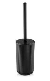 Mijölnir GFTVFRC-1 Cepillo de Inodoro Negro de Plástico Moderno y Duradero para Baño
