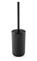 Mijölnir GFTVFRC-1 Cepillo de Inodoro Negro de Plástico Moderno y Duradero para Baño