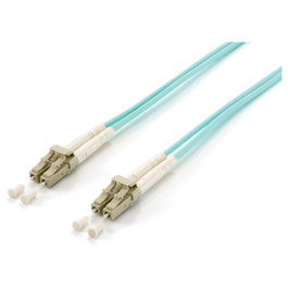 Equip Cable de fibra óptica Patchkabel LC-LC 30m Multimode OM3 dúplex aguamarina