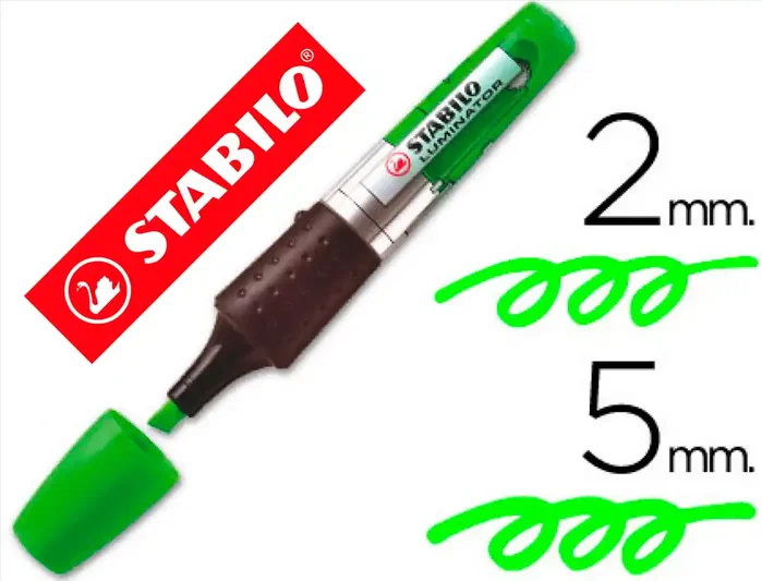 Stabilo Luminator Marcador Fluorescente Verde Caja de 5 Unidades Stabilo Luminator Marcador Fluorescente Verde Caja de 5 Unidades