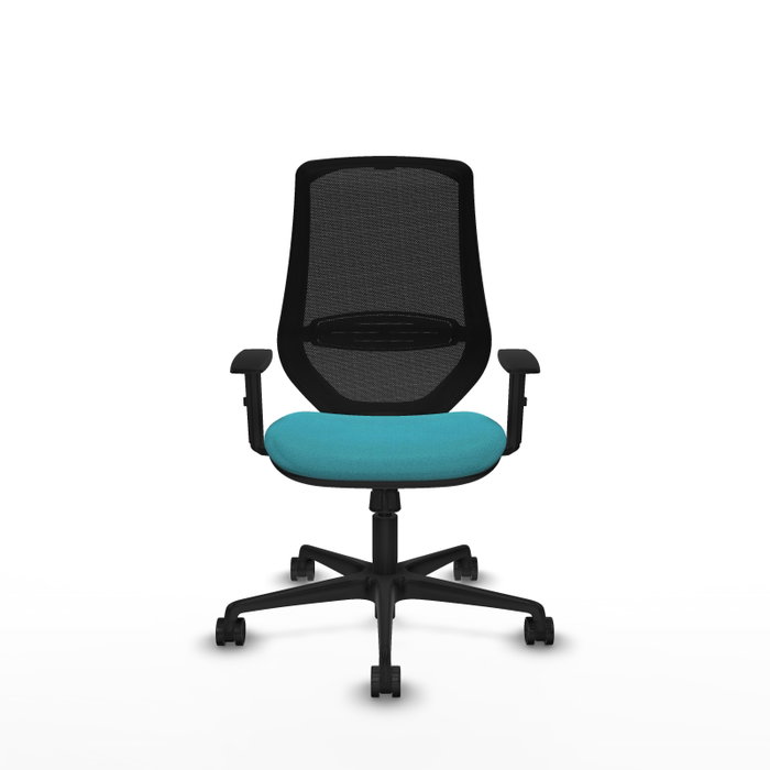 PIQUERAS Y CRESPO Silla de oficina Mardos con Mecanismo Sincro, Turquesa y Negro PIQUERAS Y CRESPO Silla de oficina Mardos con Mecanismo Sincro, Turquesa y Negro