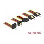 DeLOCK 60149 Cable de alimentación SATA de 15 pines a 4 x SATA de 15 pines, 0,5 m