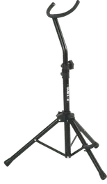 QUIKLOK Soporte Saxo Barítono Altura Regulable Acero Negro Plegable Suelo Trípode 790-860mm 1.15kg