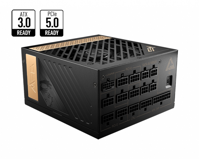 MSI MEG AI1300P PCIE5 1300W Negro