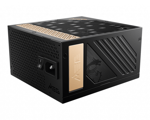 MSI MEG AI1300P PCIE5 Fuente de Alimentación ATX 1300W 80 PLUS Gold Totalmente Modular Negro