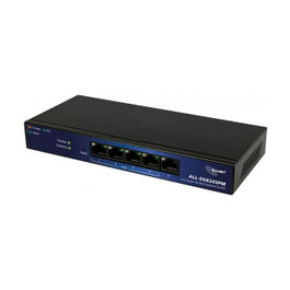 5P ALLNET ALL-SG8245PM Switch de red con 5 puertos Gigabit y PoE+