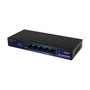 5P ALLNET ALL-SG8245PM Switch de red con 5 puertos Gigabit y PoE+